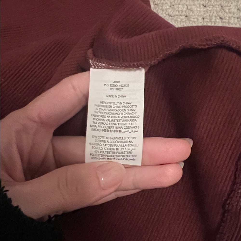 Boden Ellen Ottoman Ribbed Dress deep red size 12 - Picture 3 of 3
